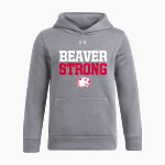 Minot State Beavers <span class="pdp-name-mascot">Minot State Beavers</span> UA Youth Icon Fleece Hoodie Front Thumbnail