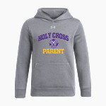 Holy Cross Crusaders UA Youth Icon Fleece Hoodie Front Thumbnail