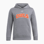 ATHENIAN SCHOOL OWLS <span class="pdp-name-mascot">ATHENIAN OWLS</span> UA Youth Icon Fleece Hoodie Front Thumbnail
