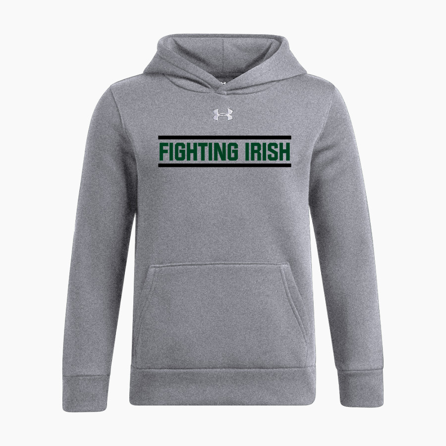ST. VINCENT-ST. MARY H S FIGHTING IRISH UA Youth Icon Fleece Hoodie