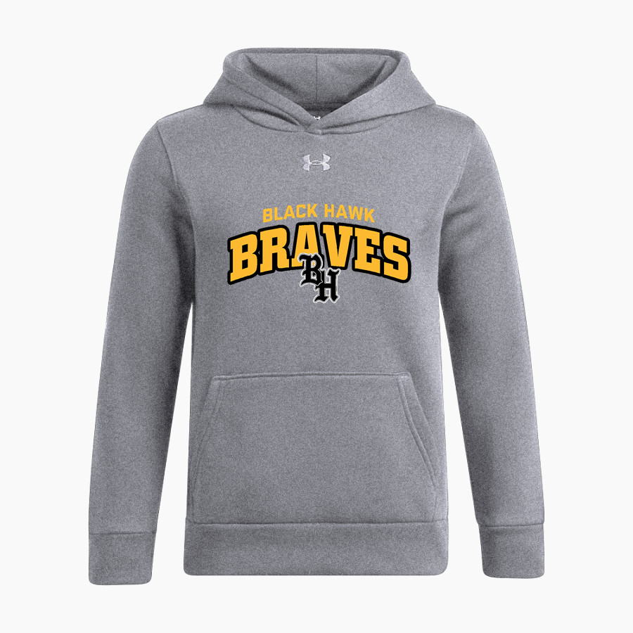 Black Hawk College Braves <span class="pdp-name-mascot">Black Hawk College Braves</span> UA Youth Icon Fleece Hoodie