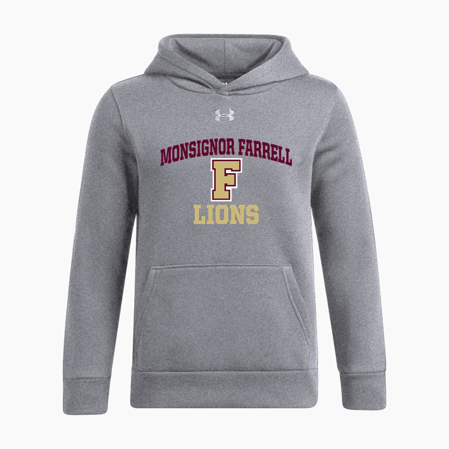 Monsignor Farrell The Official Store of the Lions <span class="pdp-name-mascot">Monsignor Farrell Lions</span> UA Youth Icon Fleece Hoodie