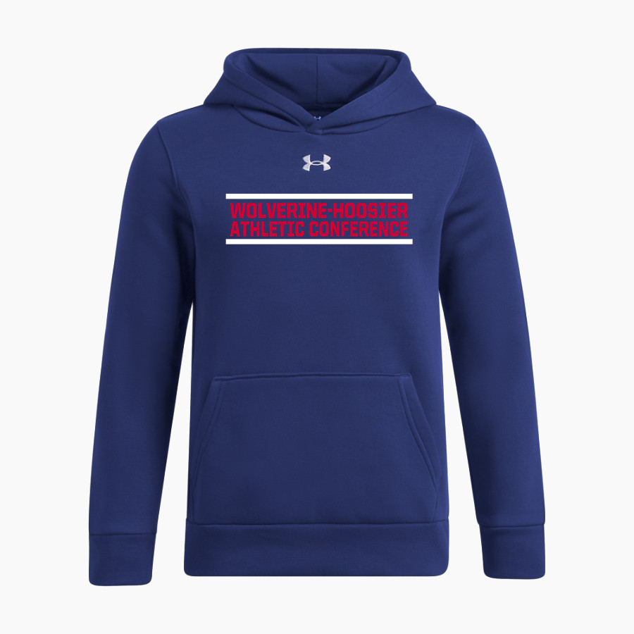 WOLVERINE-HOOSIER ATHLETIC CONFERENCE <span class="pdp-name-mascot">WOLVERINE-HOOSIER ATHLETIC CONFERENCE</span> UA Youth Icon Fleece Hoodie