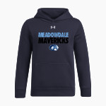 MEADOWDALE HIGH SCHOOL MAVERICKS <span class="pdp-name-mascot">MEADOWDALE MAVERICKS</span> UA Youth Icon Fleece Hoodie Front Thumbnail