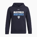 Mayfield Junior School Mustangs Online Store <span class="pdp-name-mascot">Mayfield Mustangs</span> UA Youth Icon Fleece Hoodie Front Thumbnail