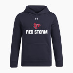 St. John's Prep Red Storm UA Youth Icon Fleece Hoodie Front Thumbnail