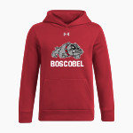 Boscobel Bulldogs <span class="pdp-name-mascot">Boscobel Bulldogs</span> UA Youth Icon Fleece Hoodie Front Thumbnail