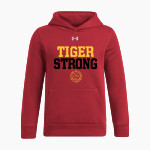 Trinity Tigers UA Youth Icon Fleece Hoodie Front Thumbnail