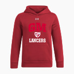 GENERAL MCLANE HIGH SCHOOL LANCERS <span class="pdp-name-mascot">GENERAL MCLANE LANCERS</span> UA Youth Icon Fleece Hoodie Front Thumbnail