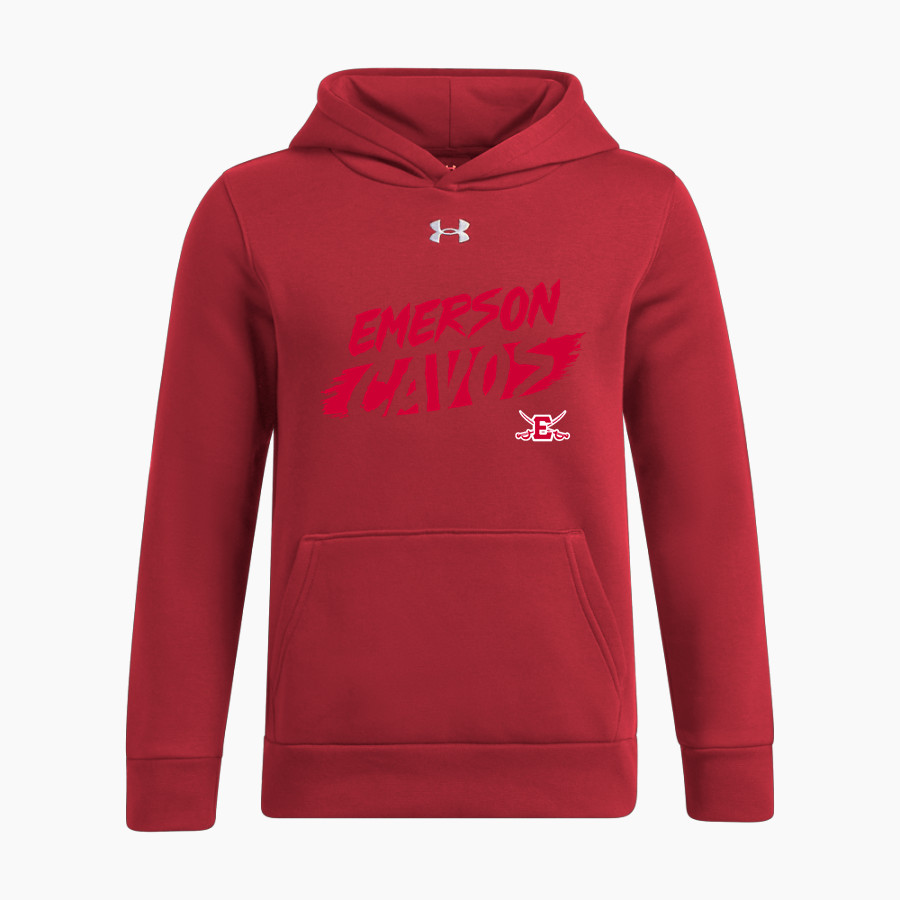 EMERSON HIGH SCHOOL CAVALIERS <span class="pdp-name-mascot">EMERSON CAVALIERS</span> UA Youth Icon Fleece Hoodie