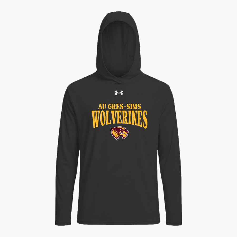 Au Gres-Sims HIGH SCHOOL WOLVERINES <span class="pdp-name-mascot">AU GRES - SIMS WOLVERINES</span> UA Men's Vanish Hoodie