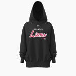 Bryn Athyn College The Official Store of the Lions <span class="pdp-name-mascot">Bryn Athyn College Lions</span> UA Women's Team Icon Fleece Hoodie Front Thumbnail