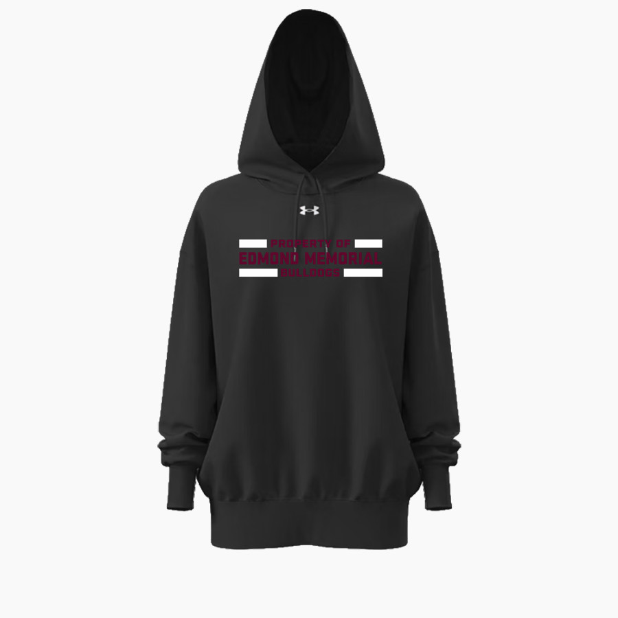 EDMOND MEMORIAL HIGH SCHOOL BULLDOGS <span class="pdp-name-mascot">EDMOND MEMORIAL BULLDOGS</span> UA Women's Team Icon Fleece Hoodie