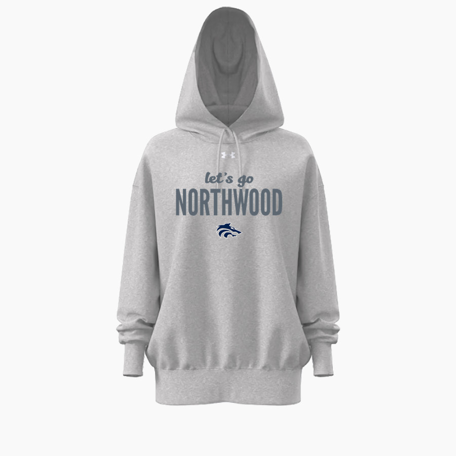NORTHWOOD HIGH SCHOOL TIMBERWOLVES <span class="pdp-name-mascot">NORTHWOOD TIMBERWOLVES</span> UA Women's Team Icon Fleece Hoodie