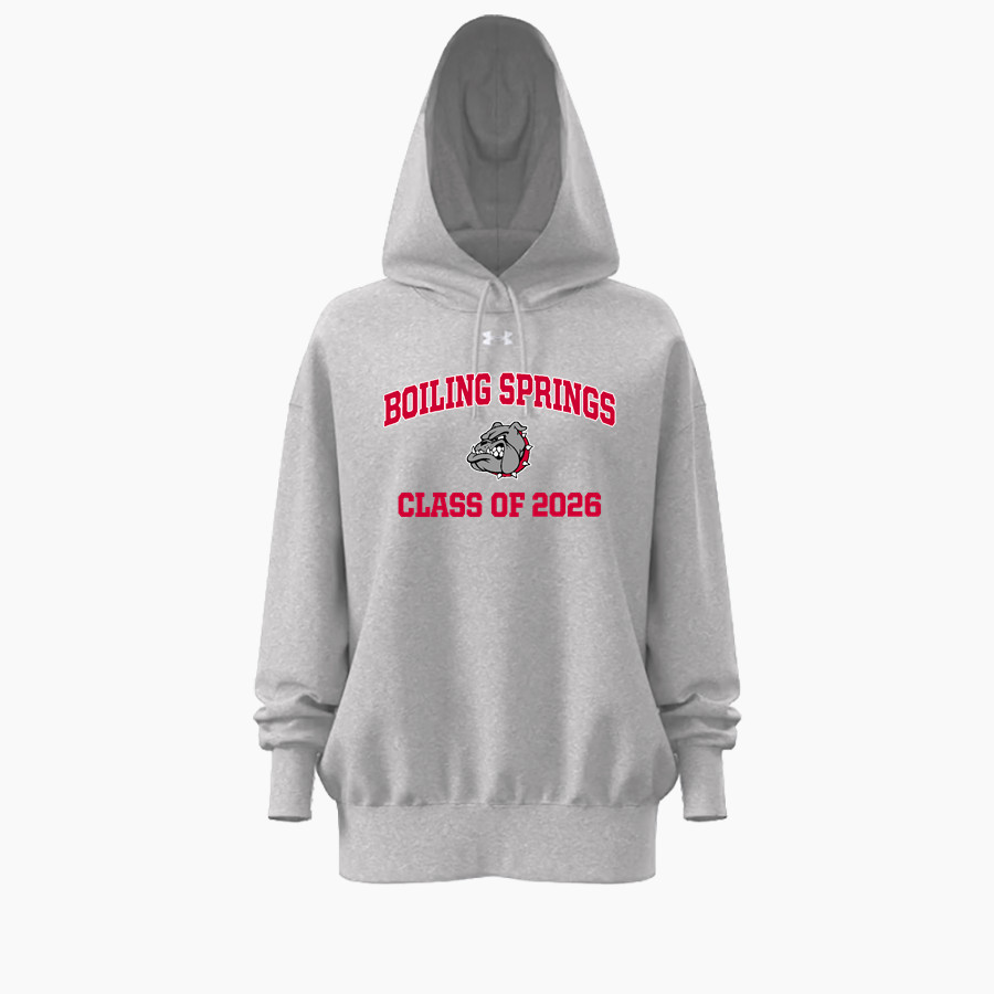 Boiling Springs Middle School bulldogs offical sideline store UA Women's Team Icon Fleece Hoodie