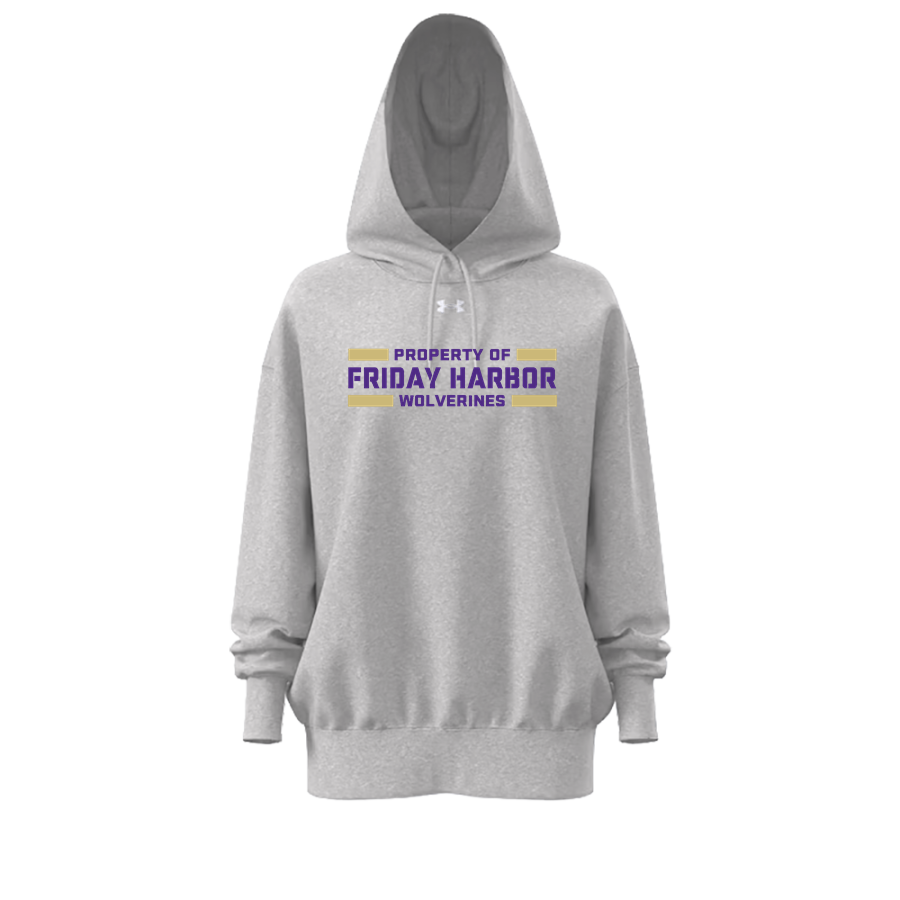 Friday Harbor High School Wolverines <span class="pdp-name-mascot">Friday Harbor Wolverines</span> UA Women's Icon Fleece Hoodie