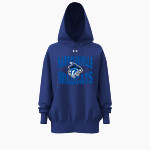 HARRISONVILLE HIGH SCHOOL WILDCATS UA Women's Team Icon Fleece Hoodie Front Thumbnail