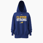Concordia Clippers UA Women's Team Icon Fleece Hoodie Front Thumbnail