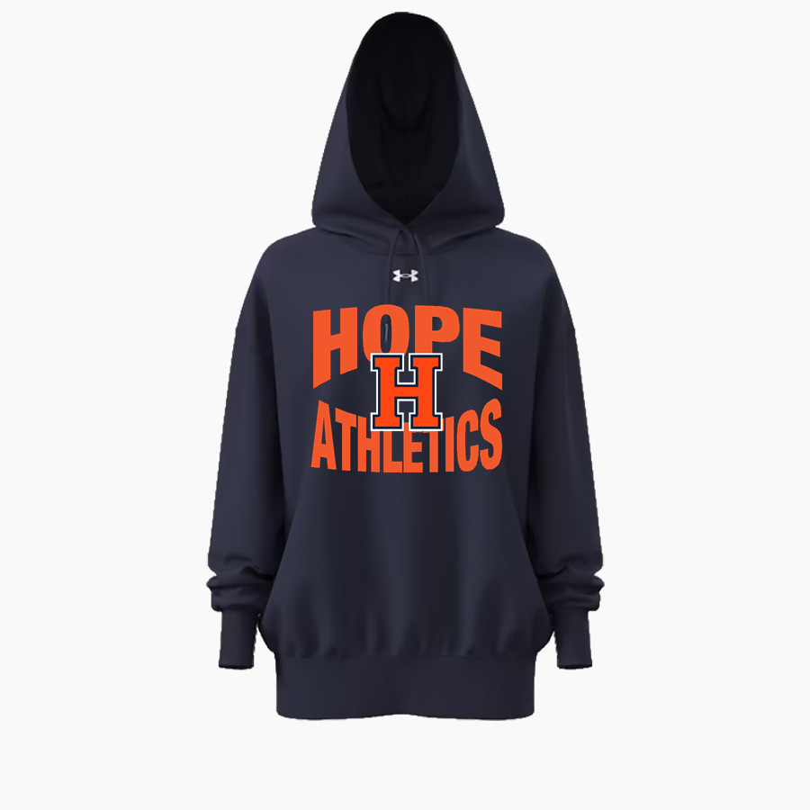 Hope College Online Athletics Store <span class="pdp-name-mascot">Hope Flying Dutch</span> UA Women's Icon Fleece Hoodie