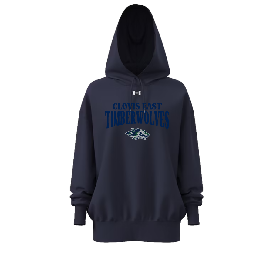 Clovis East Timberwolves <span class="pdp-name-mascot">Clovis East High School Timberwolves</span> UA Women's Icon Fleece Hoodie