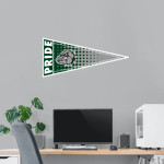 LINDENHURST HIGH SCHOOL BULLDOGS <span class="pdp-name-mascot">LINDENHURST BULLDOGS</span> Wall Decal - Pennant Front Thumbnail