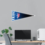 ZANESVILLE HIGH SCHOOL BLUE DEVILS Wall Decal - Pennant Front Thumbnail