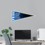 EDEN HIGH SCHOOL BULLDOGS <span class="pdp-name-mascot">EDEN BULLDOGS /LADY</span> Wall Decal - Pennant Front Thumbnail