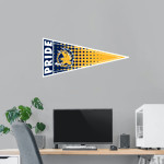 FREDERICK HIGH SCHOOL GOLDEN EAGLES <span class="pdp-name-mascot">FREDERICK GOLDEN EAGLES</span> Wall Decal - Pennant Front Thumbnail