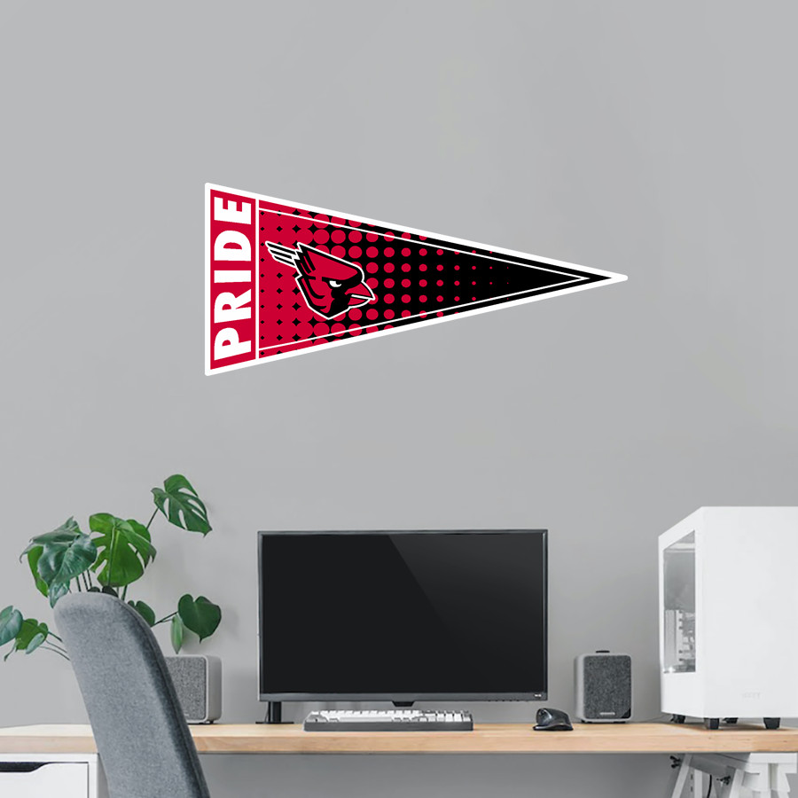 FORRESTON HIGH SCHOOL CARDINALS <span class="pdp-name-mascot">FORRESTON CARDINALS</span> Wall Decal - Pennant