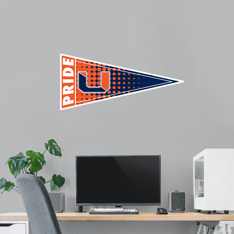 Union Bears Wall Decal - Pennant