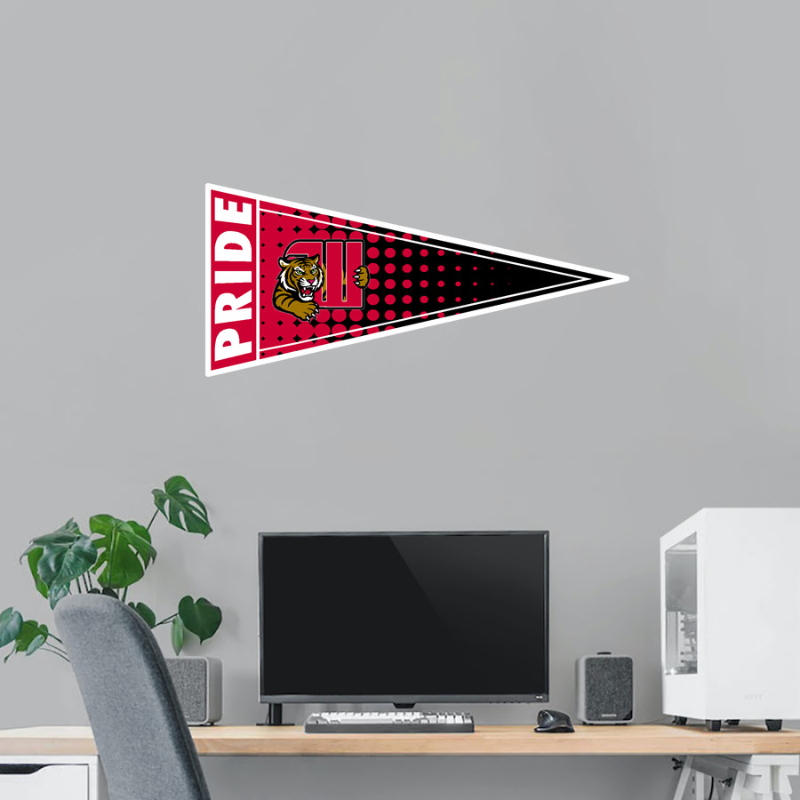 Wittenberg University Tigers <span class="pdp-name-mascot">Wittenberg University Tigers</span> Wall Decal - Pennant