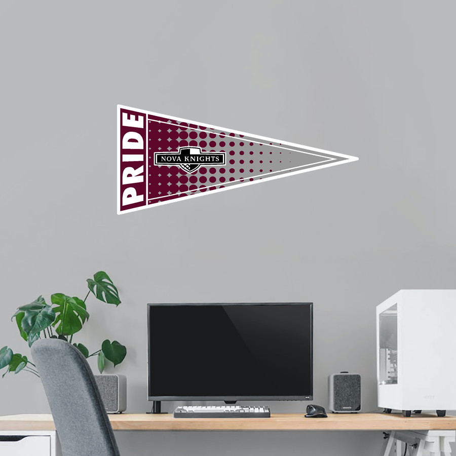 Nova Knights Wall Decal - Pennant