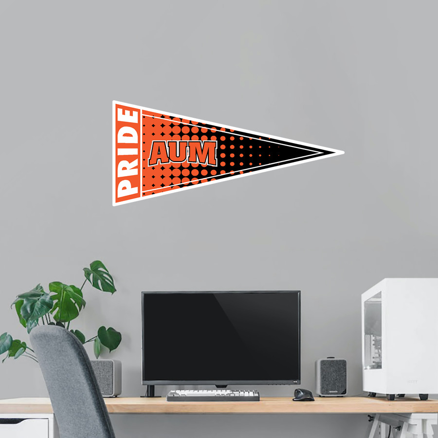 AUM Warhawks Wall Decal - Pennant