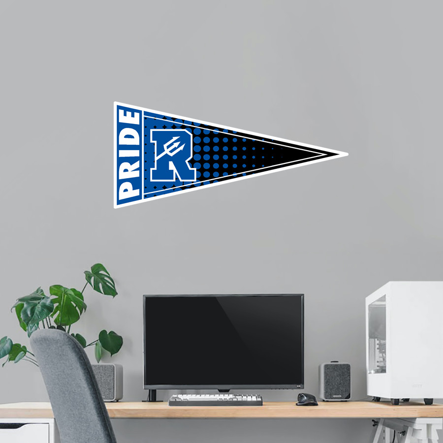 READING SENIOR HIGH SCHOOL BLUE DEVILS <span class="pdp-name-mascot">READING BLUE DEVILS</span> Wall Decal - Pennant