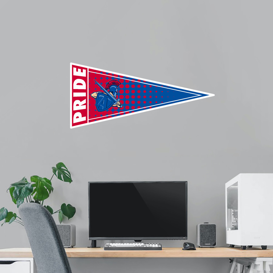 Alamance Christian Warriors Wall Decal - Pennant