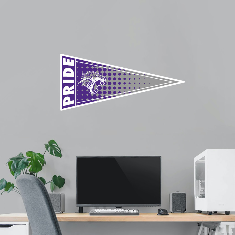 North Creek Jaguars <span class="pdp-name-mascot">North Creek Jaguars</span> Wall Decal - Pennant