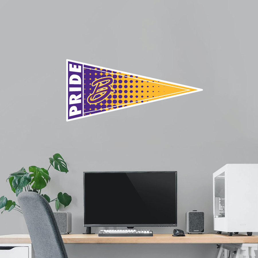 BELLBROOK GOLDEN EAGLES The Official Online Store <span class="pdp-name-mascot">BELLBROOK GOLDEN EAGLES</span> Wall Decal - Pennant