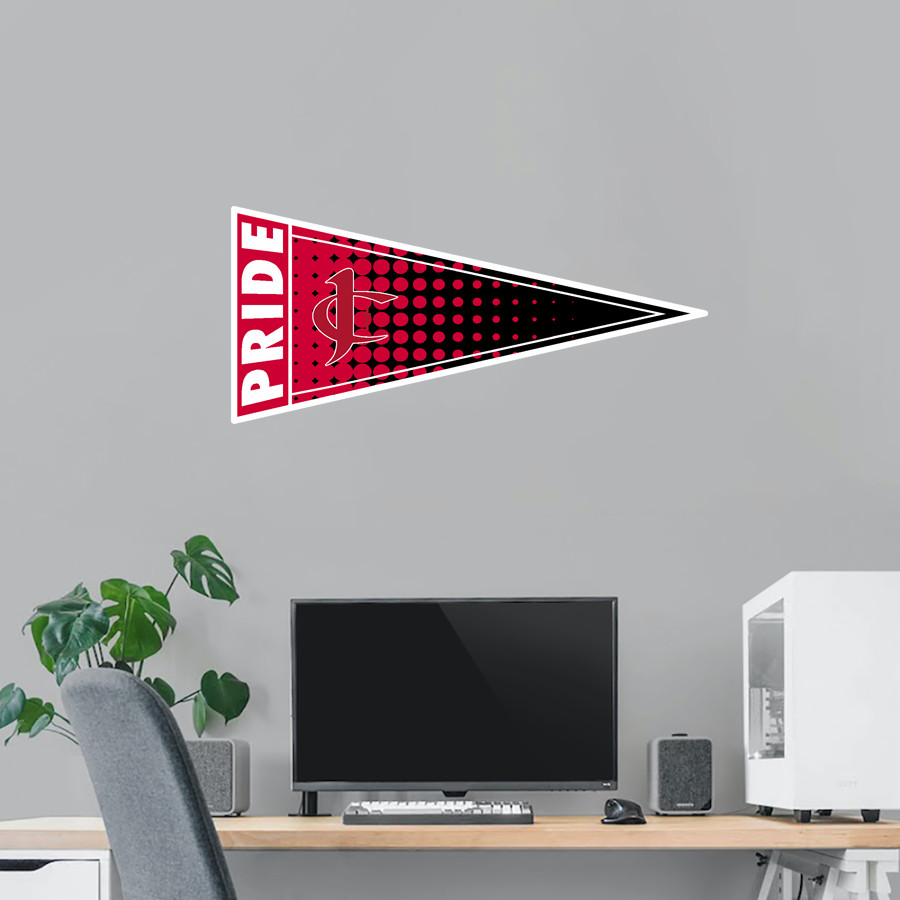 Jupiter Christian Eagles <span class="pdp-name-mascot">Jupiter Eagles</span> Wall Decal - Pennant