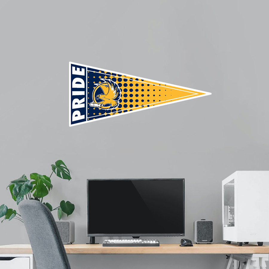 FREDERICK HIGH SCHOOL GOLDEN EAGLES <span class="pdp-name-mascot">FREDERICK GOLDEN EAGLES</span> Wall Decal - Pennant
