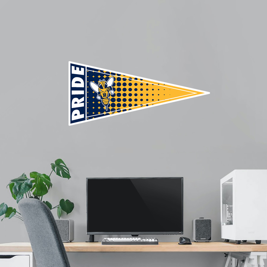 Rochester YellowJackets Wall Decal - Pennant