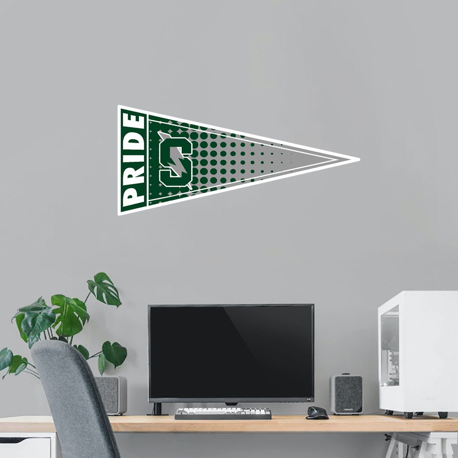 Summit High School Storm <span class="pdp-name-mascot">Summit High School Storm</span> Wall Decal - Pennant