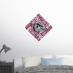 EDMOND MEMORIAL HIGH SCHOOL BULLDOGS <span class="pdp-name-mascot">EDMOND MEMORIAL BULLDOGS</span> Wall Decal - Diamond With Slogans Front Thumbnail