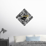 POTTSVILLE HIGH SCHOOL APACHES <span class="pdp-name-mascot">POTTSVILLE APACHES</span> Wall Decal - Diamond With Slogans Front Thumbnail