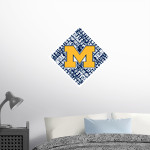Massapequa Chiefs <span class="pdp-name-mascot">Massapequa Chiefs</span> Wall Decal - Diamond With Slogans Front Thumbnail