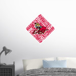 EAST IBERVILLE HIGH SCHOOL TIGERS <span class="pdp-name-mascot">EAST IBERVILLE TIGERS</span> Wall Decal - Diamond With Slogans Front Thumbnail