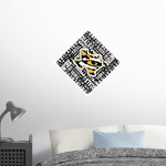 SEALY HIGH SCHOOL TIGERS Wall Decal - Diamond With Slogans Front Thumbnail