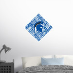 CENTENNIAL HIGH SCHOOL SPARTANS <span class="pdp-name-mascot">CENTENNIAL SPARTANS</span> Wall Decal - Diamond With Slogans Front Thumbnail