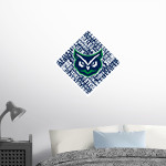 Warren Wilson Owls Wall Decal - Diamond With Slogans Front Thumbnail