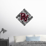 PIKEVIEW HIGH SCHOOL PANTHERS <span class="pdp-name-mascot">PIKEVIEW PANTHERS</span> Wall Decal - Diamond With Slogans Front Thumbnail
