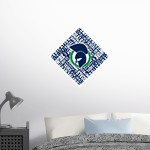 Maspeth Argonauts <span class="pdp-name-mascot">Maspeth Argonauts</span> Wall Decal - Diamond With Slogans Front Thumbnail